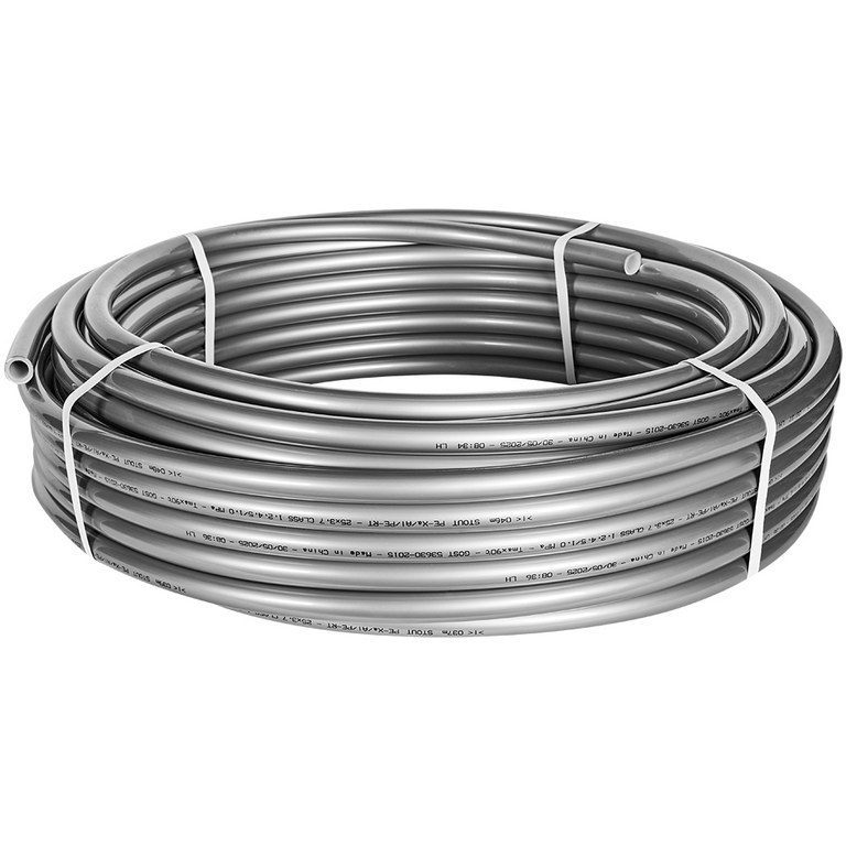 Труба стабильная STOUT PE-Xa/Al/PE-RT 25х3,7 (бухта 50м), серая
