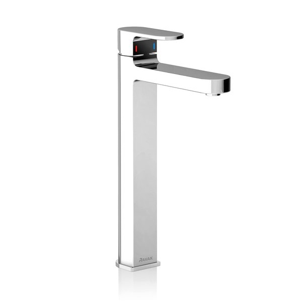 Смеситель для раковины-чаши RAVAK Chrome-CR 015.00, без донного клапана, хром глянцевый