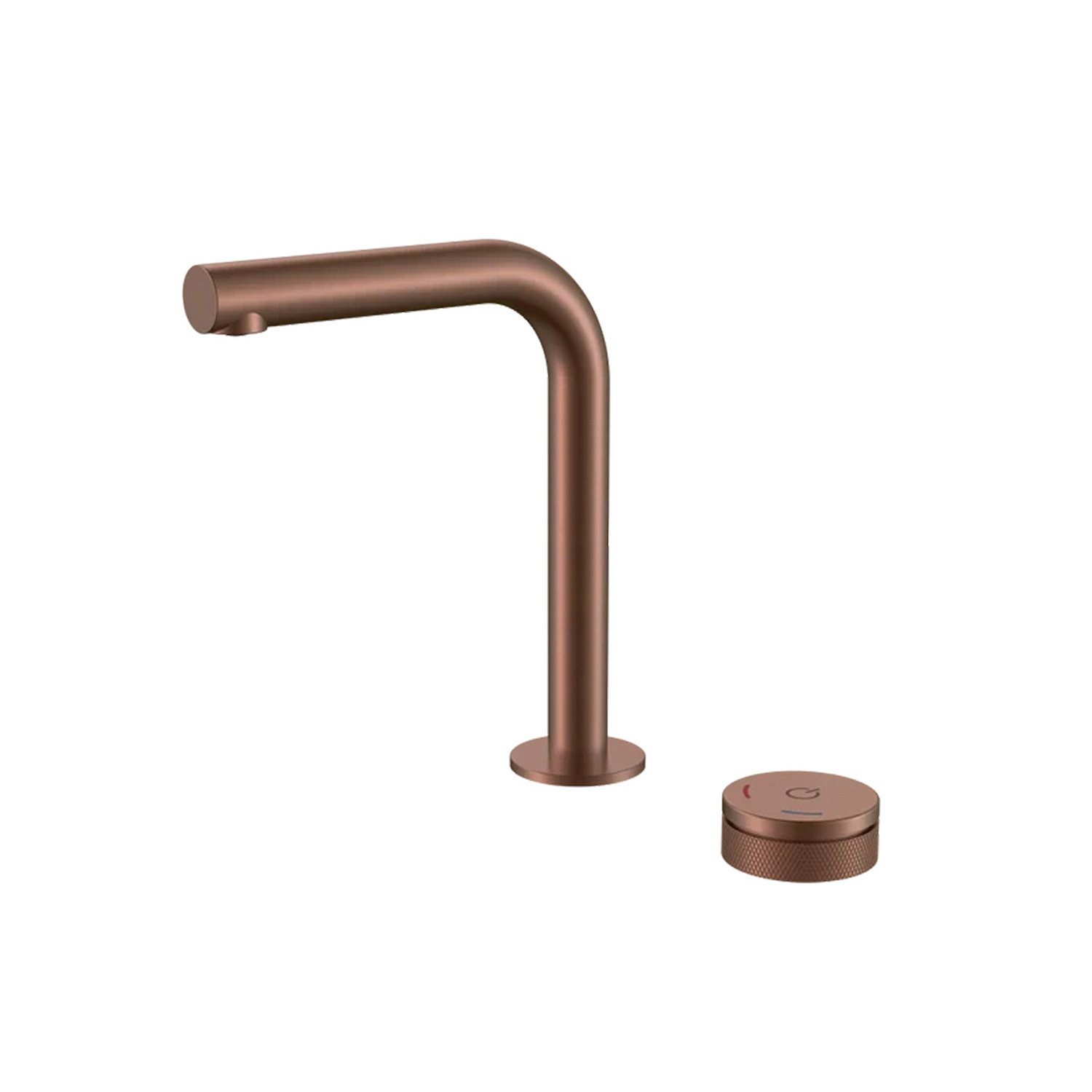 Смеситель для раковины BOHEME Tech 158-BRB, бронза матовая