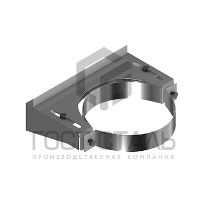 Хомут стеновой (диаметр 230 мм.) нерж 1,5/0,8 мм. Гост сталь