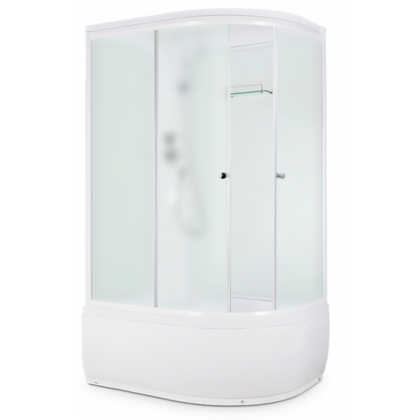 Душевая кабина Domani Light 128L 120*85*218 (мат. стекло, высокий поддон)