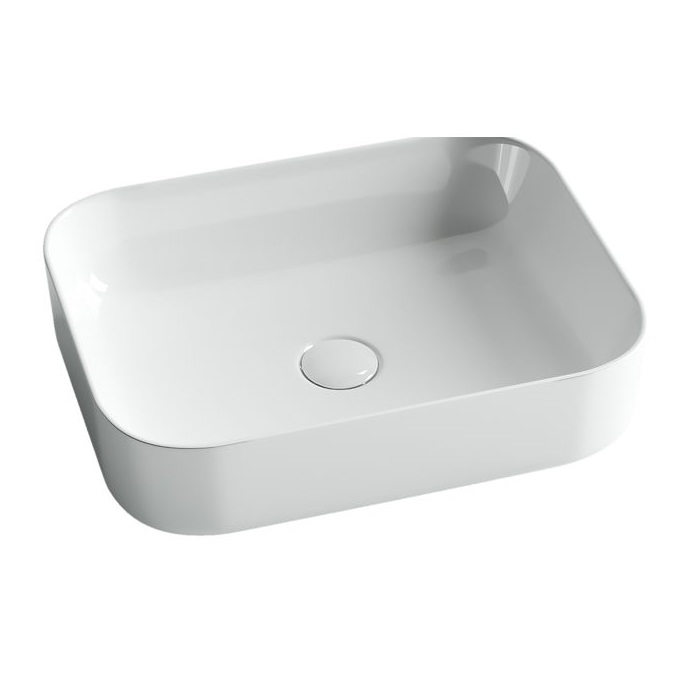 Раковина-чаша CERAMICA NOVA Element (Элемент) 50, 130х500х390, прямоугольная, без перелива