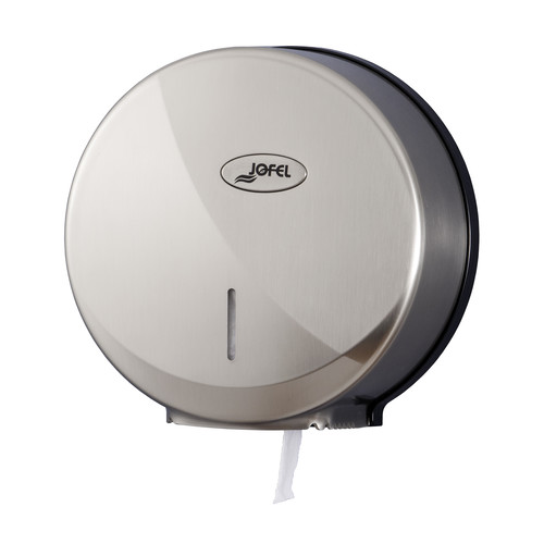 Диспенсер Jofel Smart-Azur д/туалет. бумаги, рулон 300 м, никелиров.ABS-пластик, черный цвет
