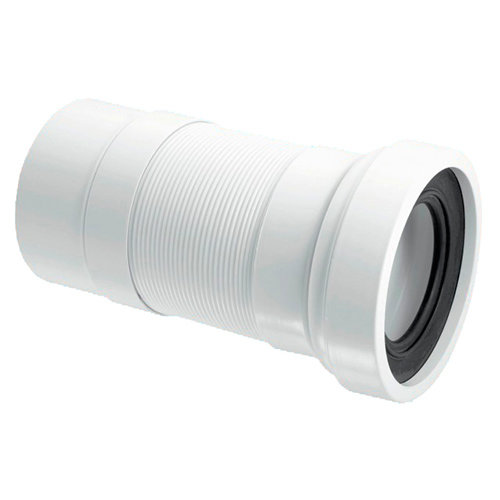 Гофра для унитаза McALPINE MRWC-F23P, 230-440мм, 97/107х110мм