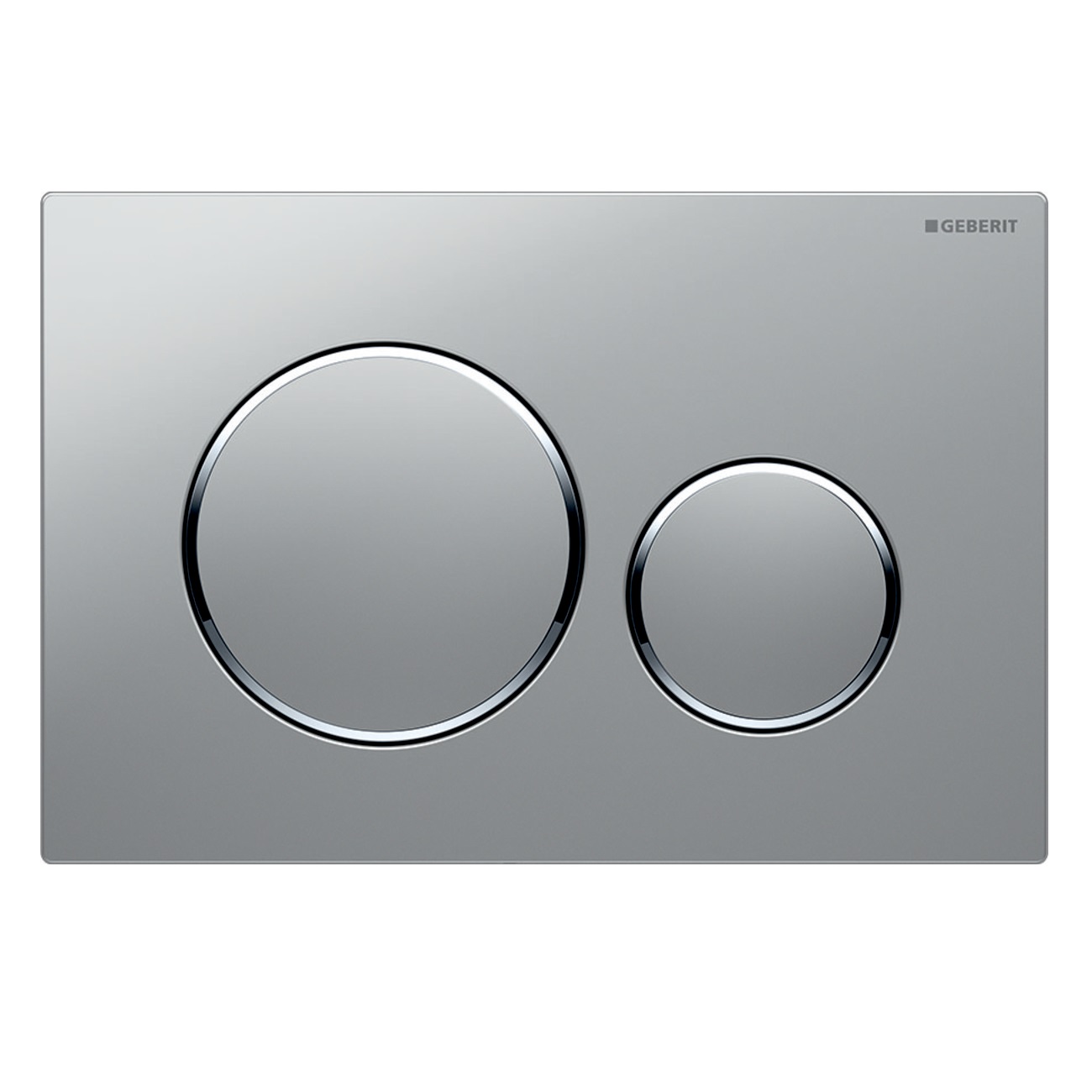 Клавиша для инсталляции Geberit Sigma20 115.882.KN.1, хром матовый/хром глянцевый