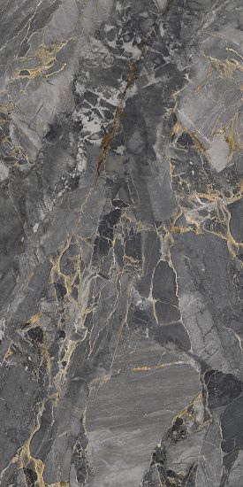 Керамогранит GLOBAL TILE, Стонела / Stonela, Черный, 1200х600, GT1206018005MCR