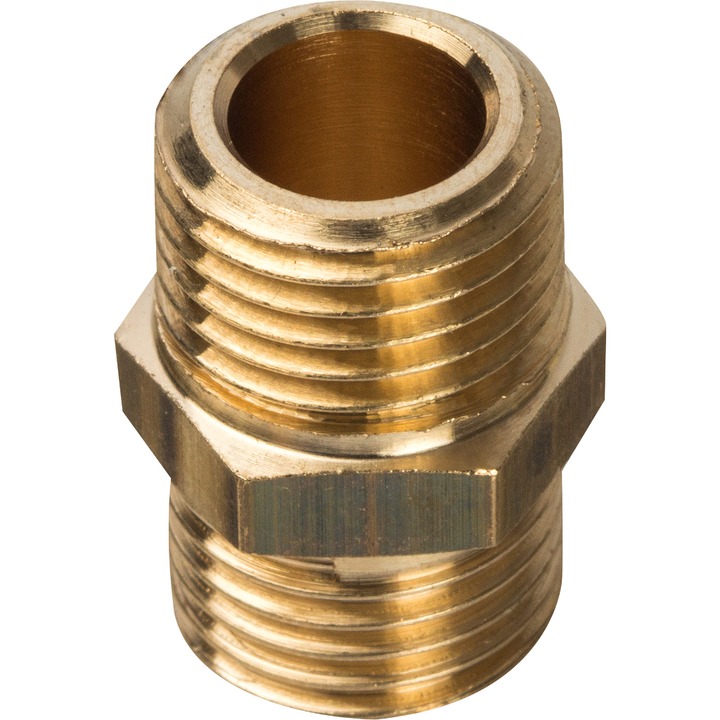 Ниппель STOUT (никель) 1/4" НР