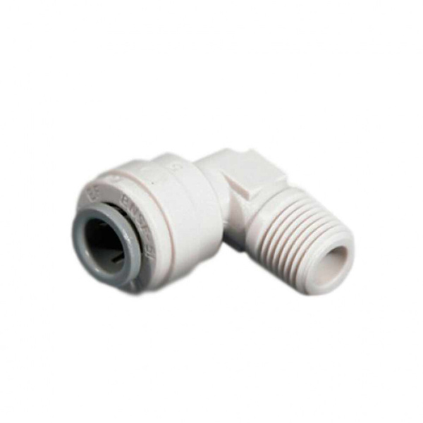 Фитинг угловой RAIFIL 4ME2 W, ц 1/4" - нр 1/8''