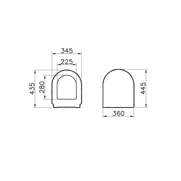 Сиденье для унитаза VITRA S50 (С50) с микролифтом