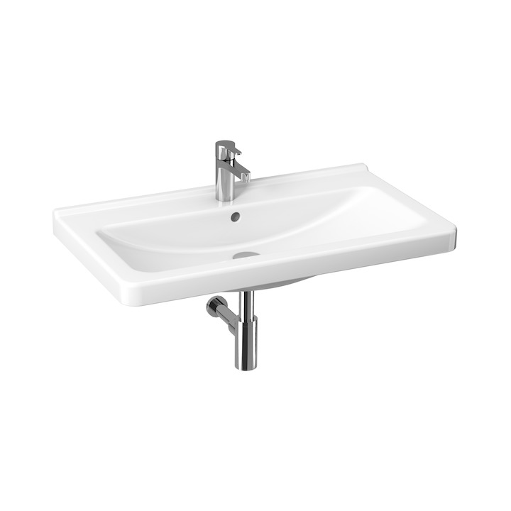 Раковина JIKA Cubito 850х485, прямоугольная, с переливом