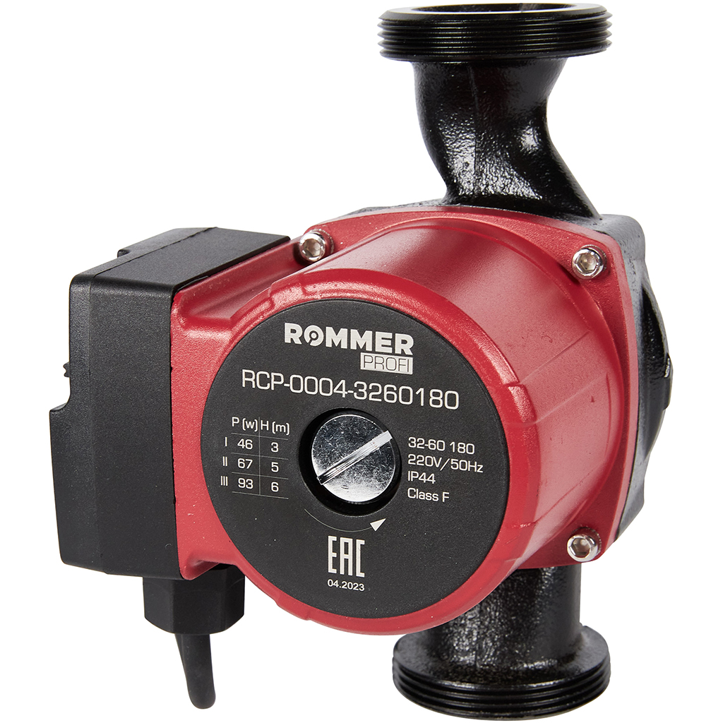 Насос циркуляционный 32/60-180 мм ROMMER Profi