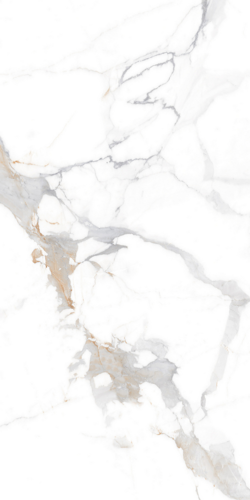 Керамогранит GLOBAL TILE, Калакатта Империал / Calacatta Imperial, Белый, 1200х600, GT120606103PR