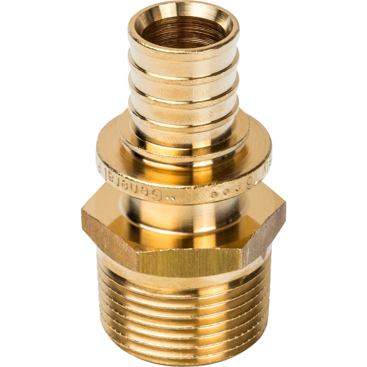 Переходник STOUT 20хR 3/4" НР аксиальный
