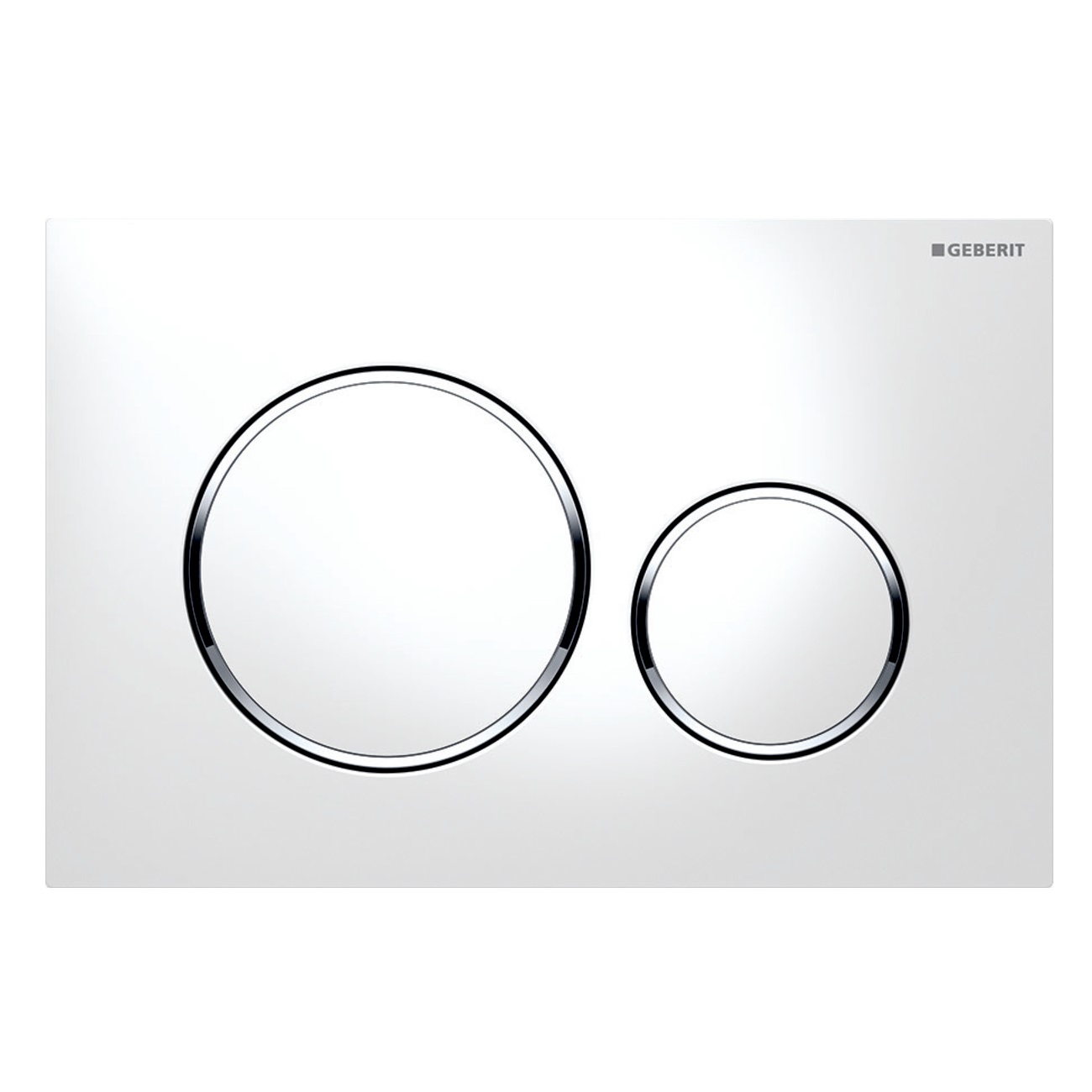 Клавиша для инсталляции Geberit Sigma20 115.882.KJ.1, белый/хром глянцевый