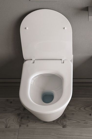 Унитаз подвесной KERAMA MARAZZI Plaza Modern, 36х53, безободковый, белый