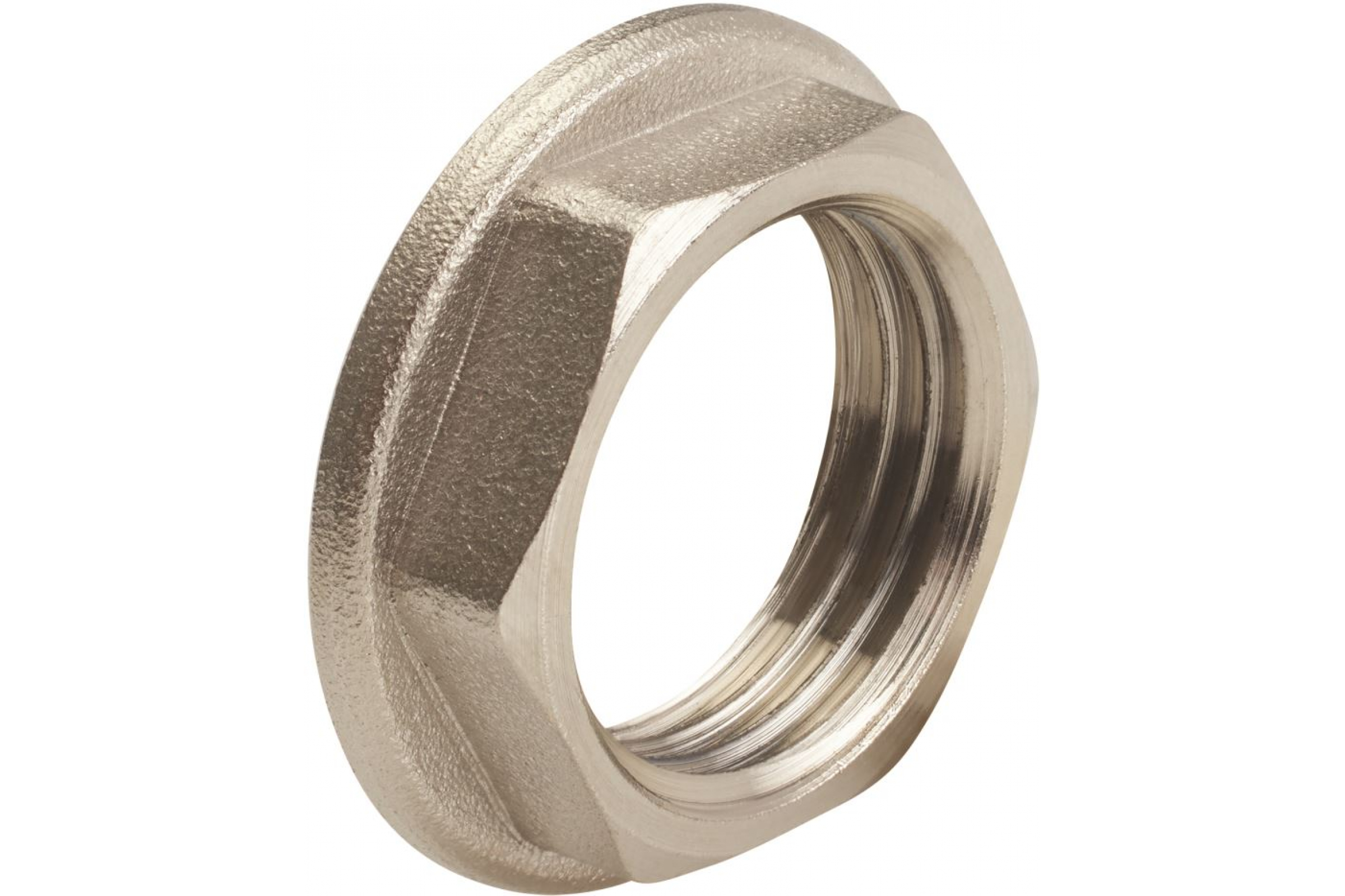 Контргайка AQUALINE (никель) 11/4" с бортиком