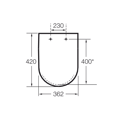 Сиденье для унитаза ROCA Meridian 8012AC004 с микролифтом 