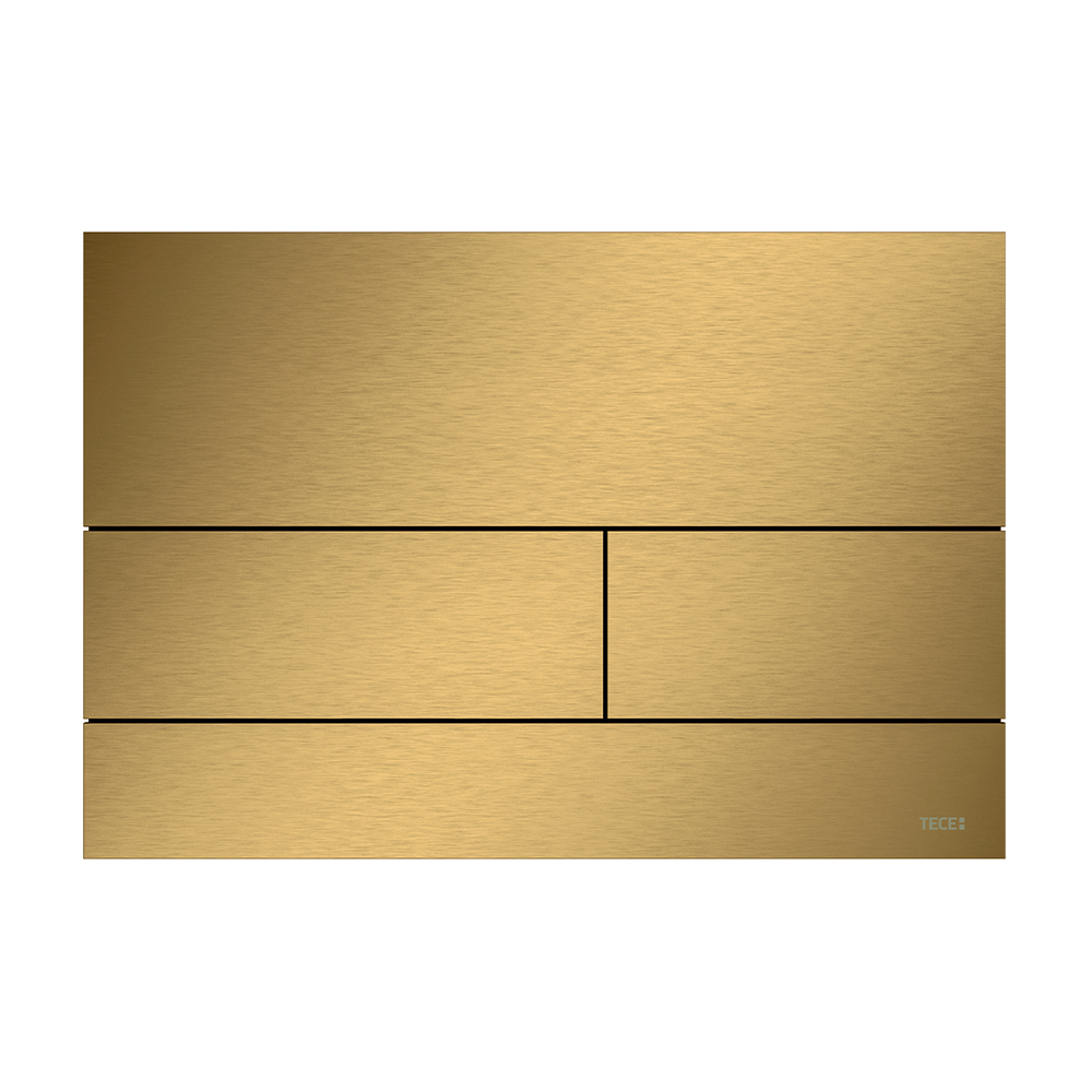 Клавиша для инсталляции TECEsquare II 9240838, золотой матовый