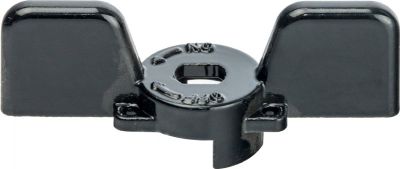 Ручка-бабочка для шарового крана STOUT 1/2"-3/4" (Черная)