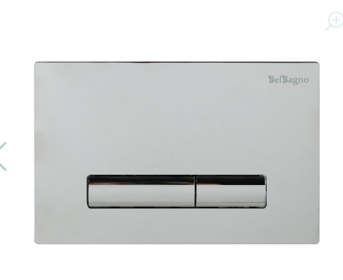 Клавиша для инсталляции BELBAGNO Genova BB019-GV-CHROME, хром глянцевый