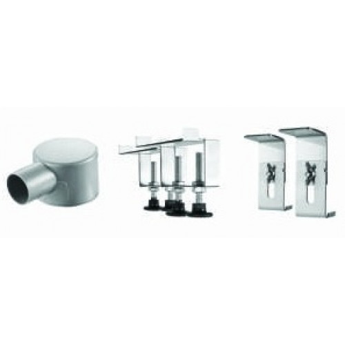 Водоотводящий желоб RGW SDR-01-E1 800, с решеткой, хром глянцевый
