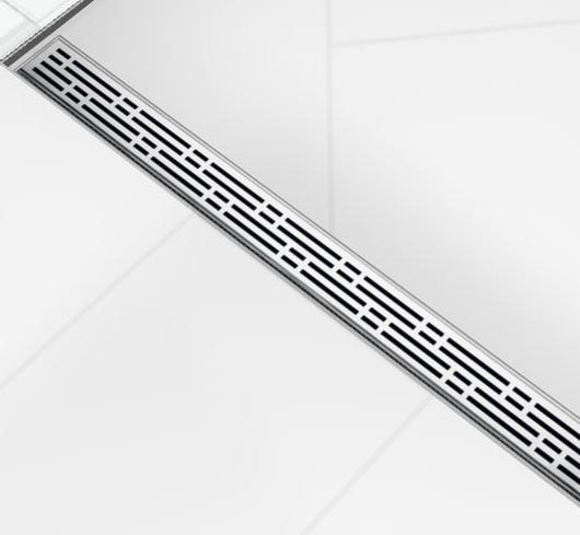 Решетка TECE Basic 1000 для водоотводящего желоба TECEdrainline, хром глянцевый