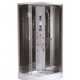 Душевая кабина AquaZet 100*100*215 SLD 8825 (темное стекло, низкий поддон)