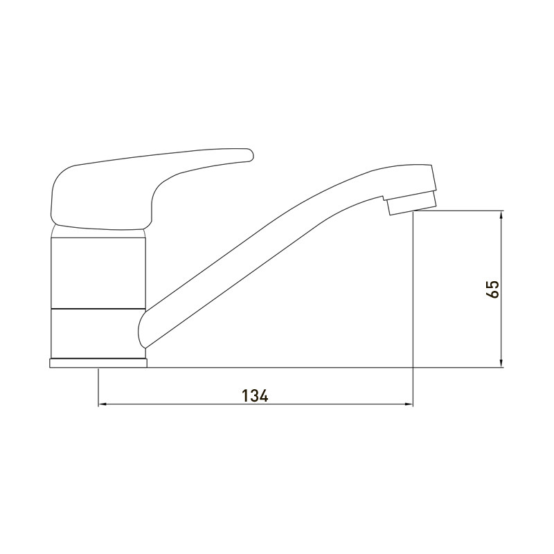 Смеситель для раковины GROSS AQUA Optima 3509511C-G0145