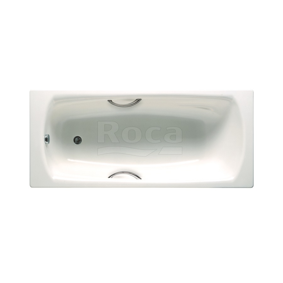 Ванна стальная ROCA Swing 180х80, с отверстиями для ручек