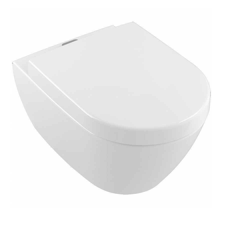 Унитаз подвесной VILLEROY&BOCH Subway 2.0, 37х56, безободковый, бачок для жидкости, без сиденья