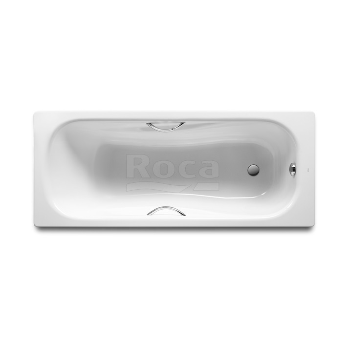 Ванна стальная ROCA Princess 150х75, с отверстиями для ручек