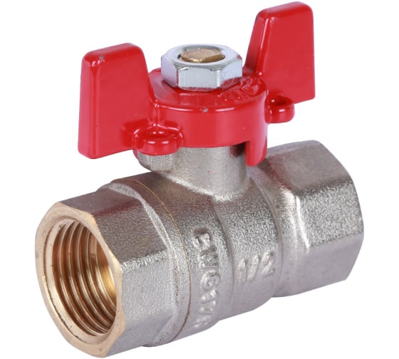 Кран шар. ROMMER 1/2" ВР (бабочка)