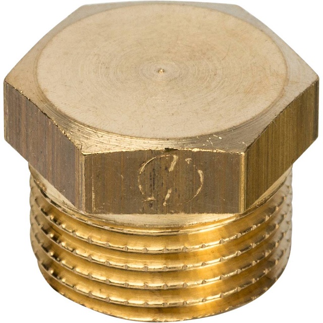 Заглушка STOUT (никель) 3/8" НР