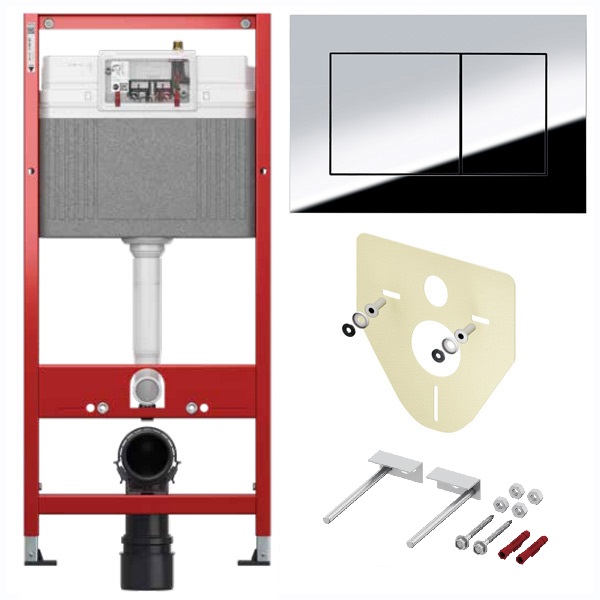 Инсталляция для унитаза TECEkit 9400412, 4 в 1 ТЕСЕNow 9240401