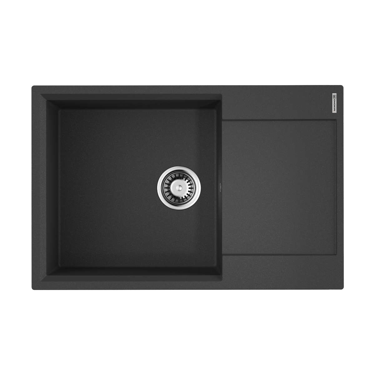 Мойка кухонная OMOIKIRI Daisen 78-LB-BL Artgranit, прямоугольная, черный