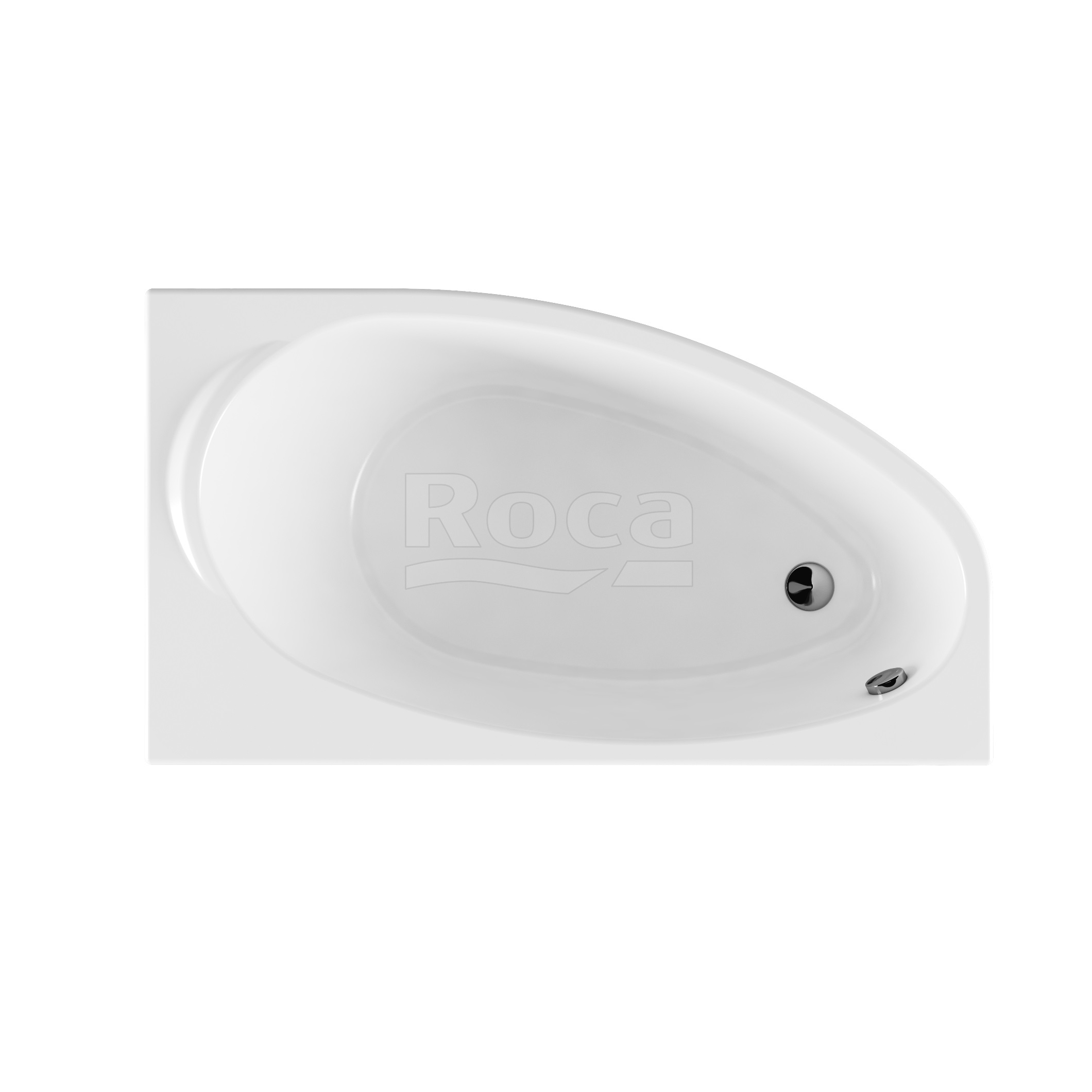 Ванна акриловая ROCA Corfu 160х90, угловая, правая