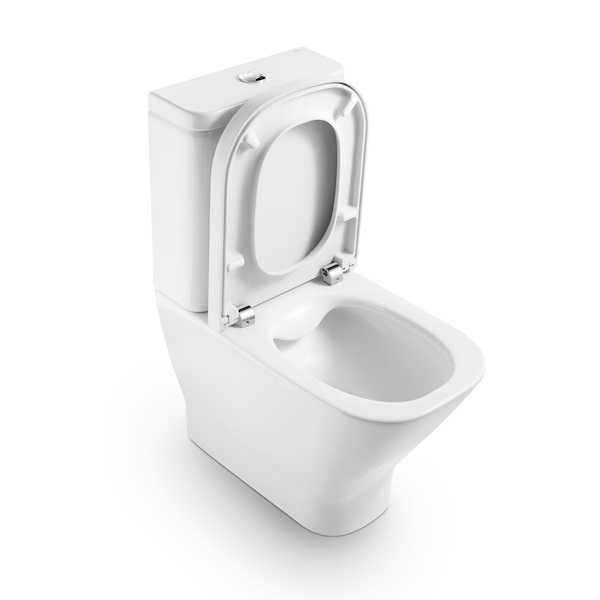 Чаша унитаза ROCA Gap Clean Rim, 34х60, безободковый, горизонтальный выпуск, белый (без бачка)