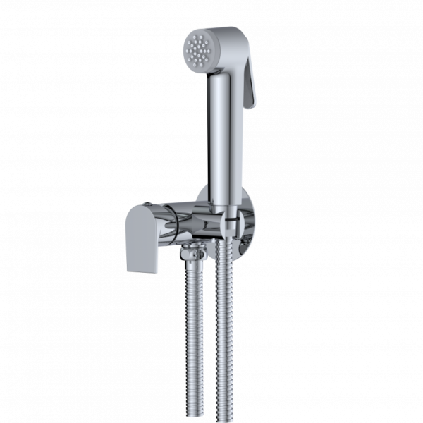 Смеситель встраиваемый GROSS AQUA Bidet GA042601C с лейкой для гигиенического душа, хром глянцевый
