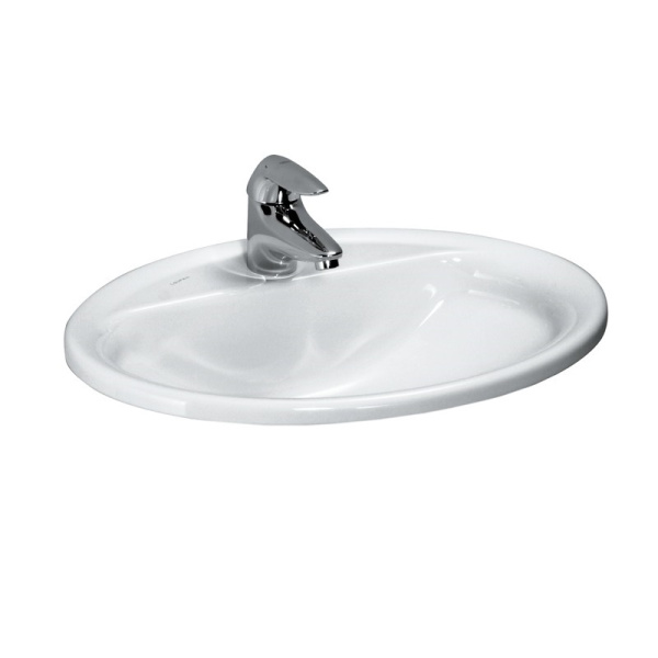 Раковина LAUFEN Pro B 8.1395.1.000.104.1, 560х440, овальная, встраиваемая сверху