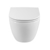 Унитаз подвесной BELBAGNO Compatto BB003CH-TOR/SC, 36х49, безободковый, торнадо, микролифт, белый