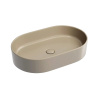 Раковина-чаша CERAMICA NOVA Element (Элемент) 60, 122х600х385, овальная, капучино матовый