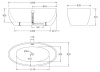 Акриловая ванна BELBAGNO BB69-1700, 1690x820x570