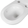 Унитаз подвесной CALYPSO CS46UQ-TKS, 37х49, безободковый, торнадо, с сиденьем микролифт