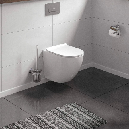 Унитаз подвесной KOLLER POOL Round RN-0520-RW, 35,5х52, безободковый, с сиденьем микролифт