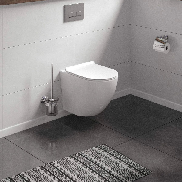 Унитаз подвесной KOLLER POOL Round RN-0520-RW, 35,5х52, безободковый, с сиденьем микролифт