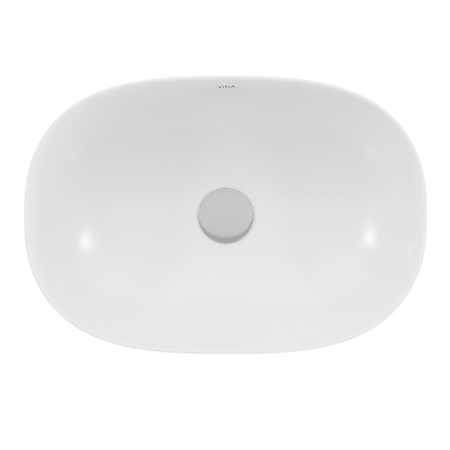 Раковина VITRA Frame (Фрейм) 560х390, овальная, без перелива, встраиваемая сверху
