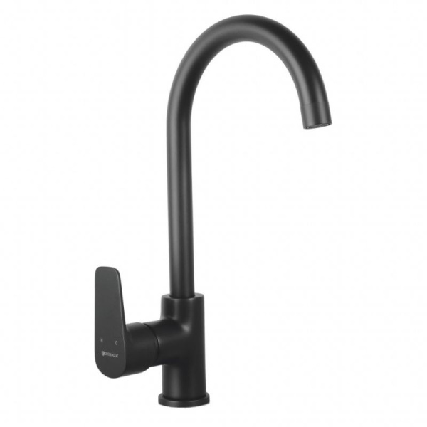 Смеситель для кухни GROSS AQUA Evo Matt Black 3118297MB-В02, черный матовый