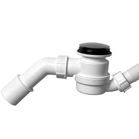 Сифон для ванны CALYPSO CS0837BNA, Click/Clack, G1 1/2"х40/50, с верхней прочисткой, никель