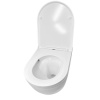Унитаз подвесной CALYPSO CS74UQ-OK, 36,5х53,5, безободковый, торнадо, с сиденьем микролифт