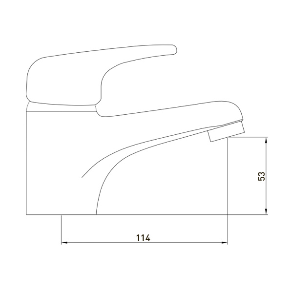 Смеситель для раковины GROSS AQUA Optima 6546511С
